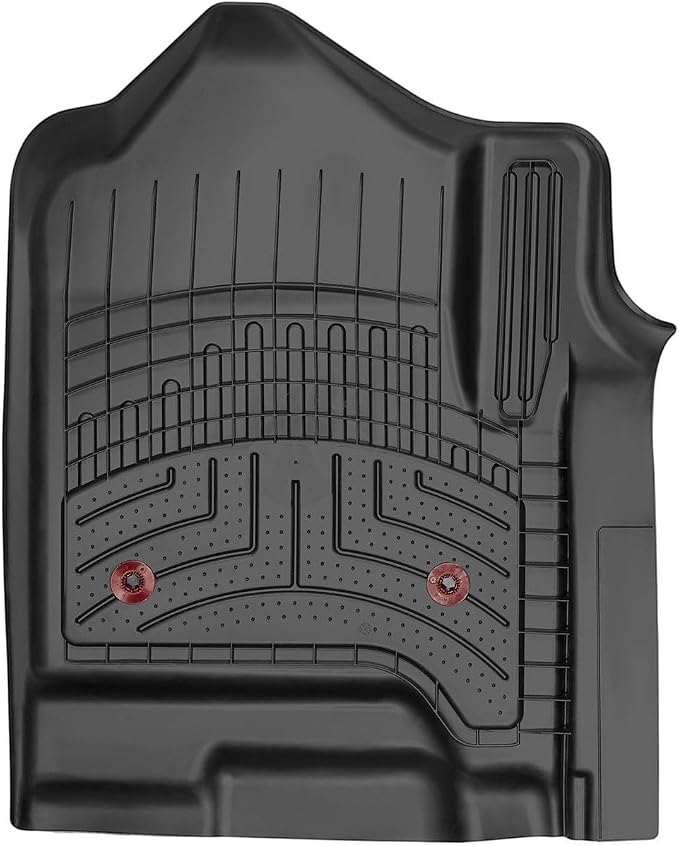 WeatherTech FloorLiner HP Custom Fit Floor Mats for Jeep Wrangler 4-Door, Wrangler Unlimited 4-Door, Wrangler 4-Door Rubicon 392-1st & 2nd Row (441313-1-2IM), Black
