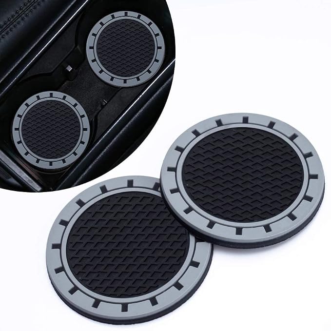 Car Cup Holder Coaster, Car Coaster for, Non-Slip Car Drink Holder Coaster, 2PCS