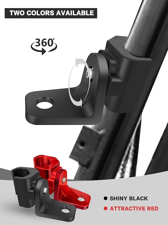 ZIDIYORUO Whip Light Mount for Pro-fit Cage Polaris Ranger General, 2PCS | Pro-fit Clamp, for Polaris Ranger, General, Can-Am Defender/Commander 2021+, Maverick Trail/Sport. Holds whip lights & flags