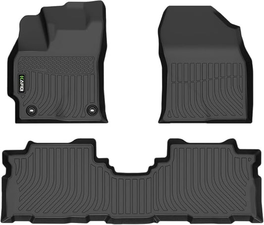 HAFIDI® Floor Mats for Toyota Prius V 2012-2017 (Only fit Prius V), All Weather Protection TPE Anti-Slip Automotive Prius Floor Liners, Fits 1st & 2nd Row Accessories, Black