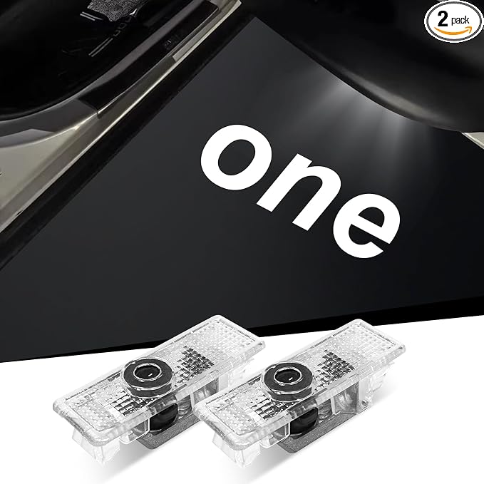 2Pcs Car Door Lights Projector for Clubman/Countryman/Paceman/Sports/Cooper R55 R56 R57 R58 R59 R60 R61 F55 F56 F57 Car Accessories - Ghost Shadow Welcome LED Puddle Lights