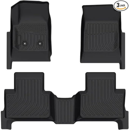 Cartist Floor Mats Custom Fit for 2015-2022 Chevy Colorado Crew Cab/GMC Canyon Crew Cab, All Weather Automobile Floor Mats for Colorado Accessories, Heavy Duty Rubber Mats