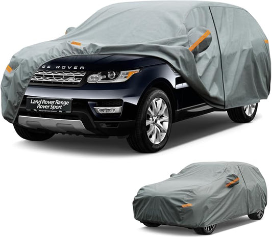 Kayme Heavy Duty Car Cover Custom Fit Land Rover Range Rover Sport(2002-2026), Waterproof All Weather for Automobiles, Full Exterior Covers Sun Rain UV Protection.