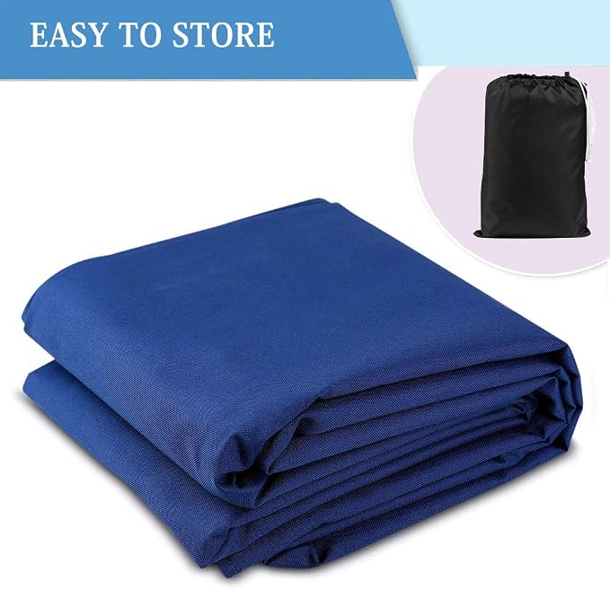 Boat Center Console Cover Medium Size 600D Blue Heavy Duty Waterproof Cover