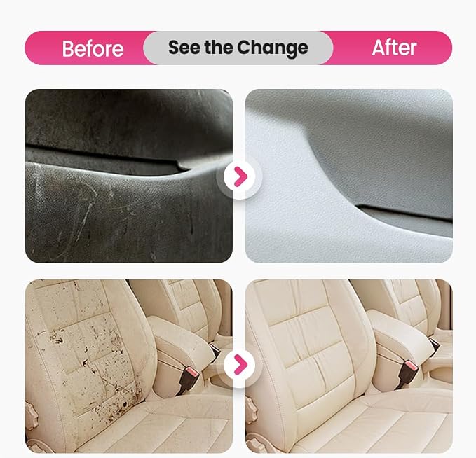 Polishing Cleaner Car Interior, 2026 Upgrade Car Interior Cleaner Spray, All Purpose Car Interior Detailer Cleaner for Dashboards, Seats, Leather, Plastic (3PCS)