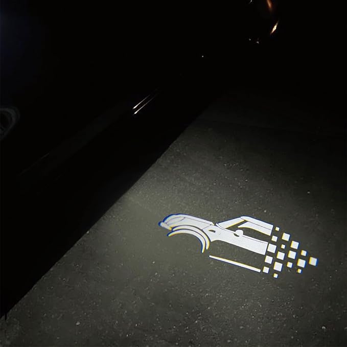 2Pcs Car Door Lights Logo for Mi/ni R55 R56 R57 R59 R60 R61 F55 F56 F57 F60 Accessories Ultra-Bright Welcome Light (Picture 3)