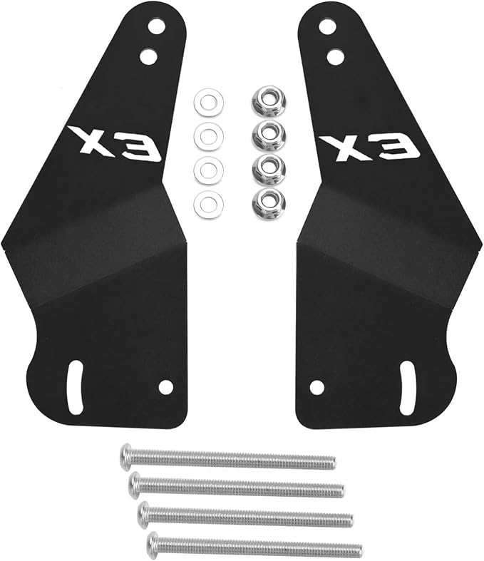 50'' LED Light Bar Mounting Brackets for Can-am Maverick X3 Upper Roof Windshield Stock Roll Cage 2017-2024 2025 2026