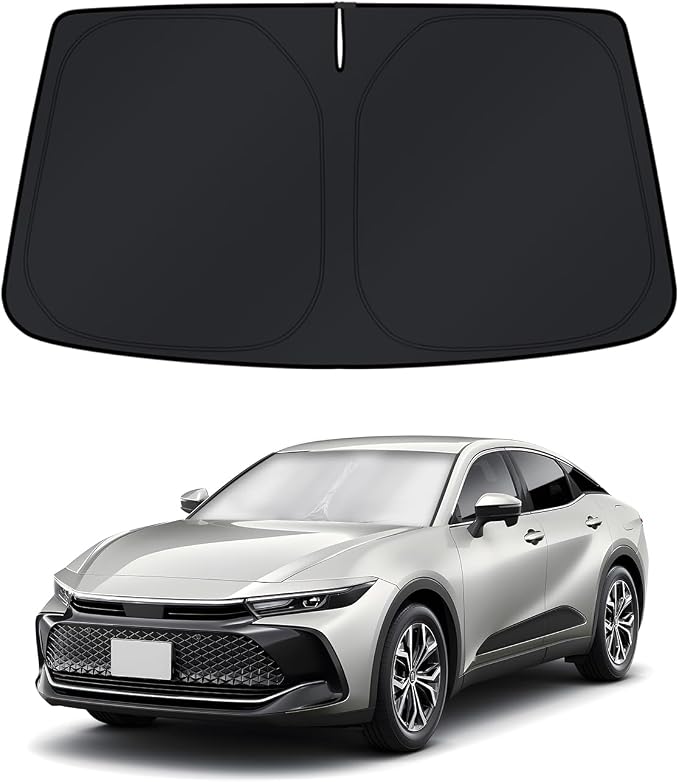 KUST Windshield Sun Shade for Toyota Crown 2023 2024 2025 2026 Accessories Window Sunshade Sun Visor Protector Foldable Blocks UV Rays Keep Your Car Cooler