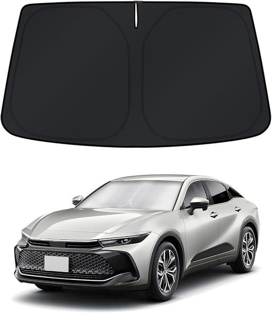 KUST Windshield Sun Shade for Toyota Crown 2023 2024 2025 2026 Accessories Window Sunshade Sun Visor Protector Foldable Blocks UV Rays Keep Your Car Cooler