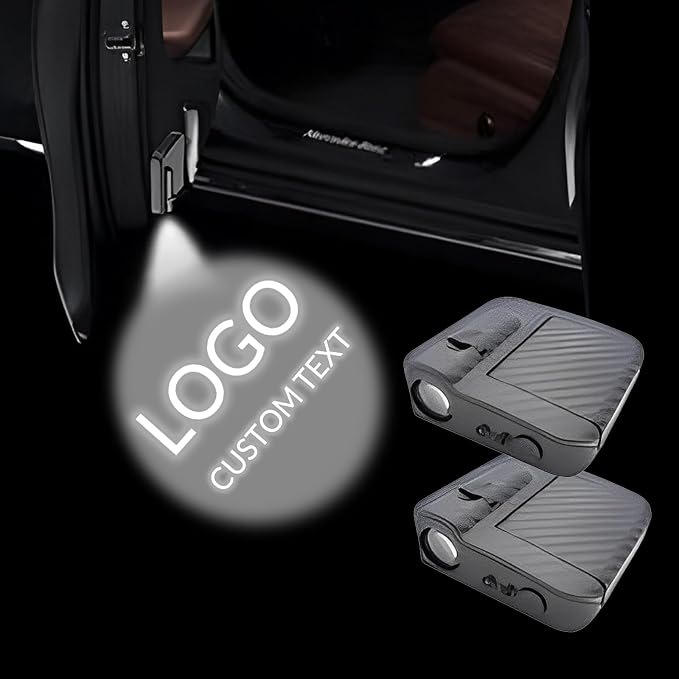 2Pcs Custom Car Door Lights Logo Projector Personalized Logo LED Car Door Step Courtesy Welcome Lights