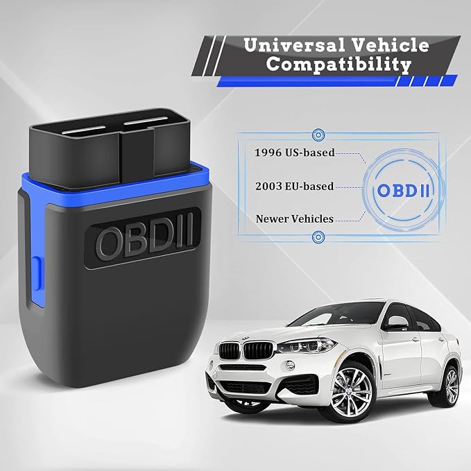 OBD2 Bluetooth 4.0 Scanner Car Code Reader for iPhone iOS Android Windows, Auto ODB2 OBDII Adapter Diagnostic Scan Tool for Check Engine Lights