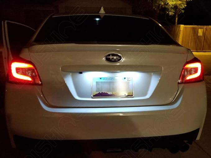 White Interior LED Lights Kit for 2004-2020 2021 2022 Subaru WRX/WRX STI/Impreza Super Bright 6000K LED Interior Light Bulbs Package + License Plate Lights and Install Tool