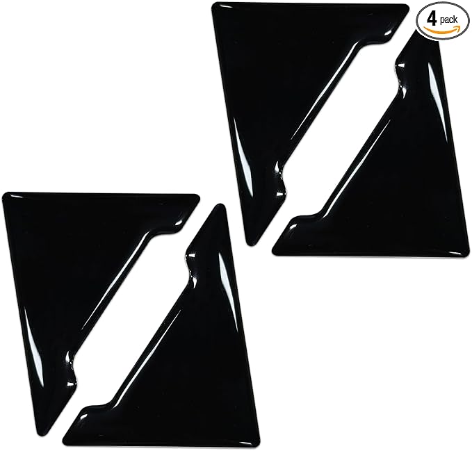 4PCS Car Door Guard Protector, Car Door Edge Guard, Anti-Collision Vehicle Side Corner Protector, Auto Accessories Self-Adhesive Auto Edge Protection Cover Fit for Most Vehicle (Black)