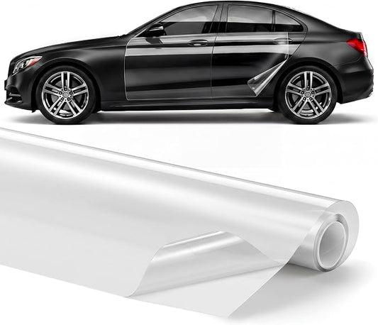 BreezeHug 60" x 20ft TPH Paint Protection Film, Self Healing Clear Car Wrap with Hydrophobic Coating, High Gloss Ppf Vinyl for Scratch Resistant Automotive Surface Protection