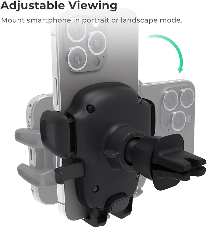 iOttie Easy One Touch Signature Air Vent & Flush Mount Combo - Universal Car Mount Phone Holder for iPhone, Google, Samsung, Moto, LG, and all other Smartphones
