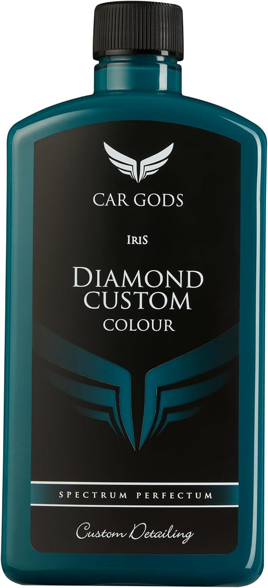 Car Gods Iris Custom Color Turquoise 3-in-1 Polish Wax Color Restorer & Scratch Remover, 16 Colors Available, 17 Fl Oz