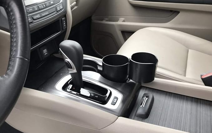 Two-Cup Console Organizer (Black)