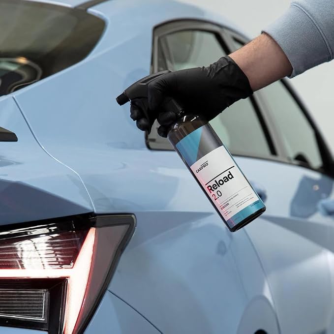 CARPRO Reload 2.0 Ceramic Spray Sealant - Liter (34oz) | Silica + Siloxane for Ceramic Coating, Super Hydrophobic, Self-Cleaning: Improved Gloss, Water Spot & Chemical Resistance