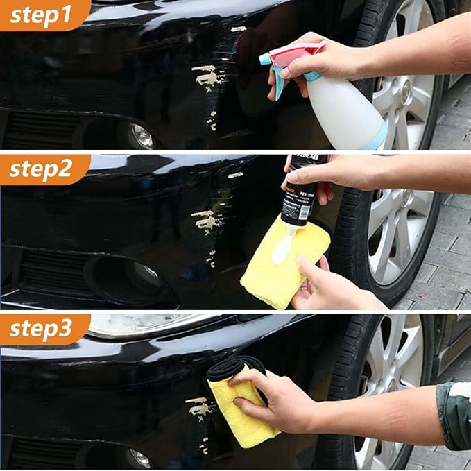 Car Scratch Repair Wax with Sponge and Towel, 2026 New Upgrade Car Scratch Remover Wax, Automotive Scratch Repair, Professional Car Paint Repair Compound for Deep Scratches (120g*2)