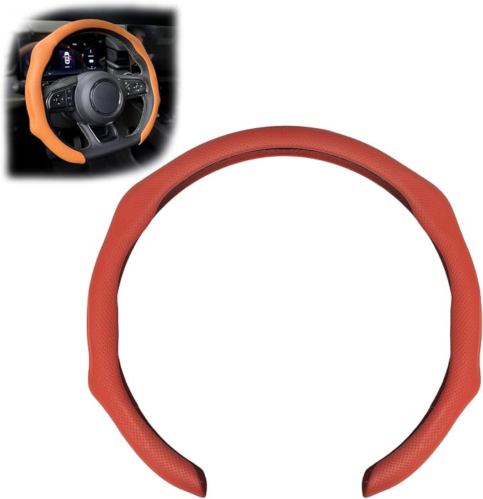 Breathable Non-Slip Ultra-Thin Steering Wheel Cover,Car Steering Wheel Cover Wheel Cover Protector,Atmungsaktive, rutschfeste und ultradünne Lenkradabdeckung
