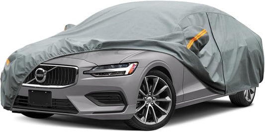 Kayme Heavy Duty Car Cover Custom Fit Volvo S60 (2018-2025) Waterproof All Weather for Automobiles, Full Exterior Covers Sun Rain UV Protection.（Deliver About 3-10 Days）