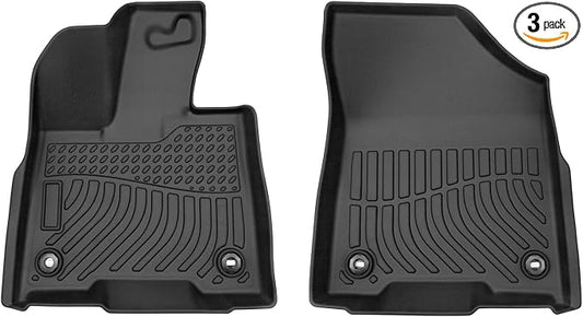 All Weather Floor Mats for 2021-2023 Toyota Sienna, Floor Mats Fits 1st & 2nd & Row, 3D Anti-Slip Waterproof TPE Rubber Protector Car Mats Full Set Liners