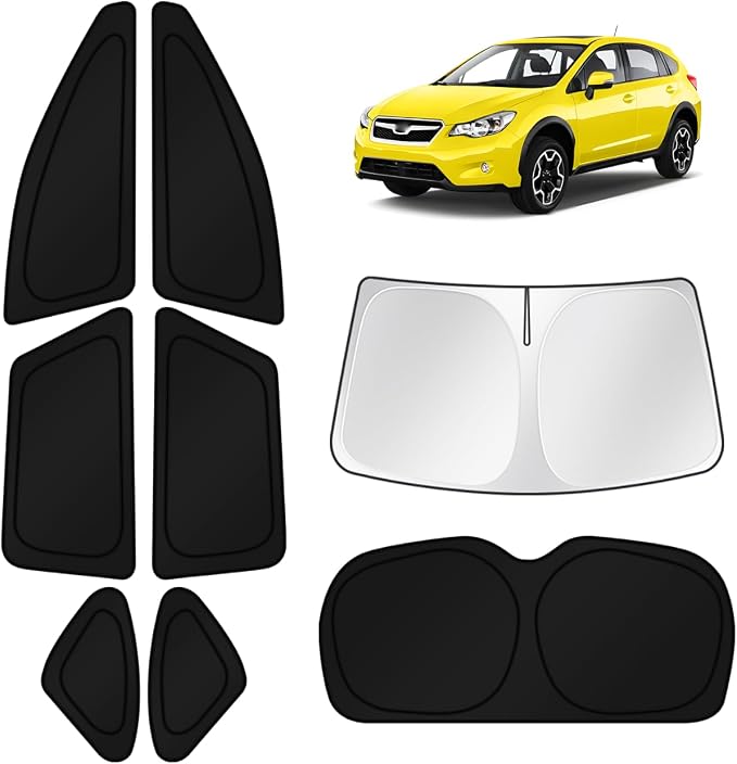 KUST Car Window Shades for Subaru Outback Wagon 2015-2018 2019 Windshield Sun Shade Side Window Cover UV Block Privacy Protection Accessories for Camping Blackout Rear Back Full Set 8PCS