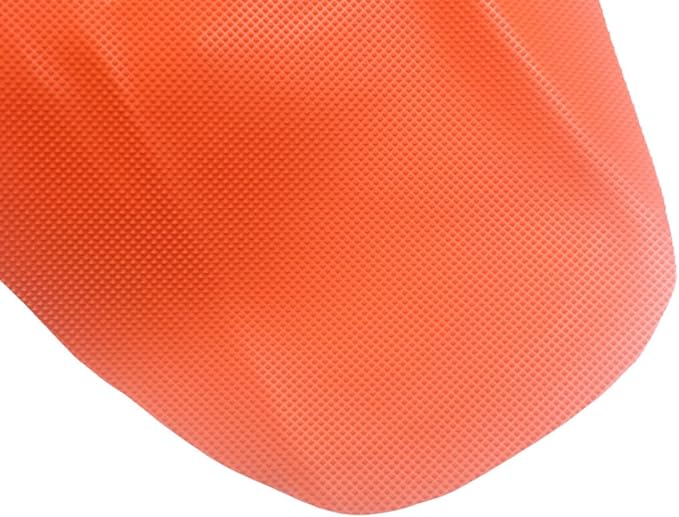Motorcycle Universal Seat Cover non-slip thick 3D particles suitable Rubber Striped Grip Gripper Soft For CRF WR WRF RMZ YZF SXF EXC EXC XC SX CR KLX 250 Dirt Pit Bike Motocross (Orange) (Orange)