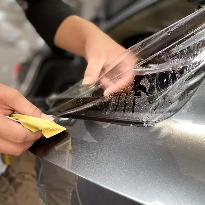 HOHOFILM TPU PPF Hydrophobic Clear Paint Protection Film Self Healing Car Clear Glossy Wrap Film (X9 NEO, 60" x49ft(Whole roll))