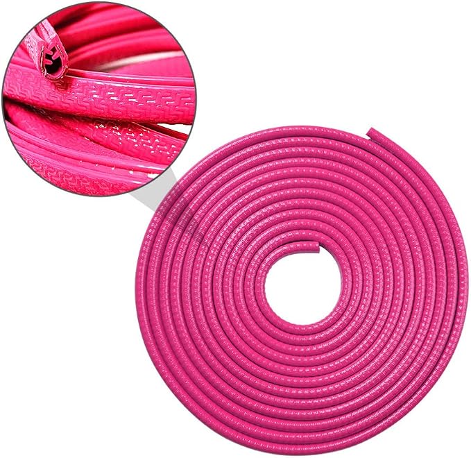 Garneck 10M/32ft Car Door Edge Guards Rubber U Shape Edge Trim Seal Strips Protector Car Door Edge Protection for Car Auto Vehicle