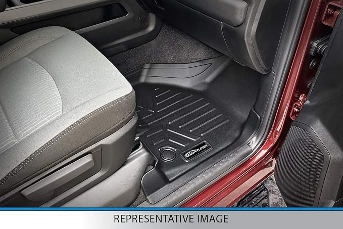 SMARTLINER Custom Fit Floor Mats 2 Row Liner Set Compatible with 1999-2007 Ford F-250
