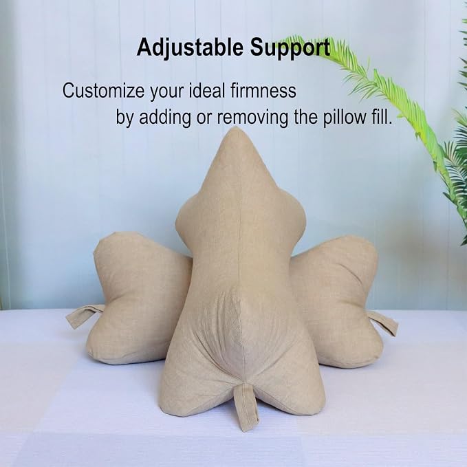 Neck & Cervical Pillows Dog Bone Shaped Travel Neck Pillows With Washable Removable Cover Have Loops On Either End For Car Bus Truck Driving Comfort Head Rest Support Neck Chiropractic Pillow ( Color