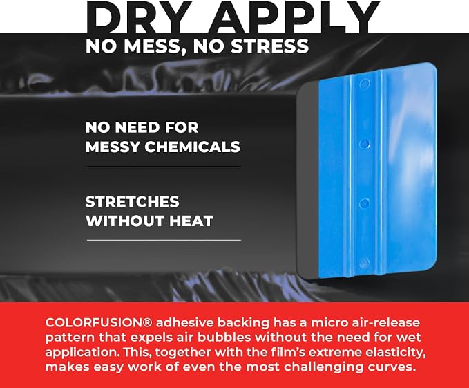 ColorFusion PPF by VViViD, Matte Stealth Cosmic Blue Dry Apply PPF Vinyl Car Wrap Roll 20ft x 5ft