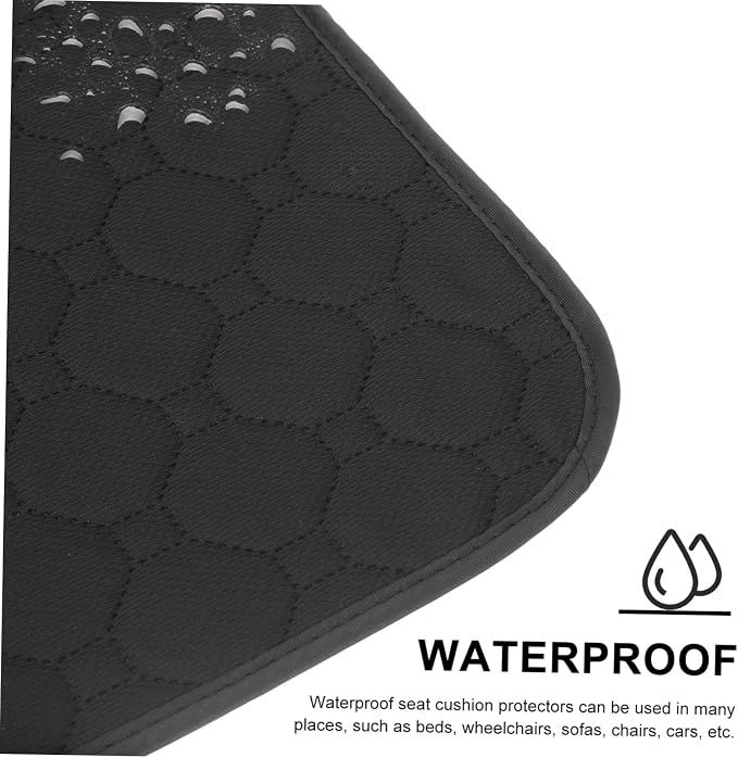 Waterproof Seat Protector Pad Non Slip Washable Car Seat Cushion Reusable Absorbent Chair Cover for Elderly Adults Children Pets 22X21 Inches
