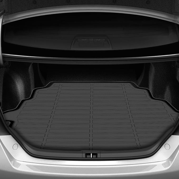 Floor Mats for Toyota Camry 2007-2011(ONLY Gas), NOT for Hybrid | Custom Fit Camry CE XLE SE LE Floor Mats, Front Rear Mats & Cargo Liner, TPE Anti-Slip Waterproof Duty Car Accessories