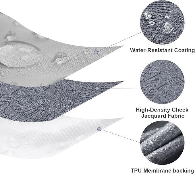 Waterproof Chair Seat Cover for Dining Room-Stretchy Washable Chair Seat Covers Set of 6-Kitchen Chair Seat Slipcovers Protector for Home Restaurant Banquet (Dark Gray,Large)