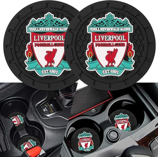 Cup Holder Insert Coaster for UEFA UCL Fans,Anti Slip Car Cup Coaster Interior Accessories