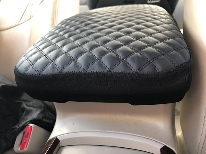 Center Console Armrest Cover Fits Toyota Avalon 2006‑2017 | Synthetic Leather, Non‑Slip, Scratch & Pet‑Resistant Interior