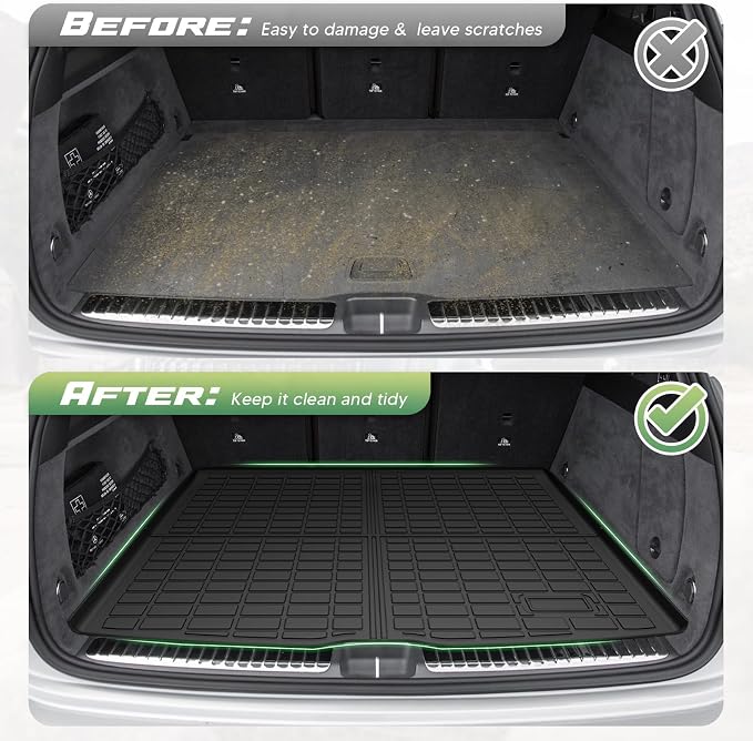 Cartist Cargo Liner for GLE Class 2020-2025 2026, All Weather Cargo Mats for GLE Accessories, Heavy Duty TPE Trunk Mat, Car Accessories