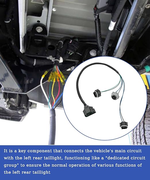15306135 Tail Light Wiring Harness | Fits For GMC Yukon And Chevrolet Tahoe Suburban 2000-2006 Models