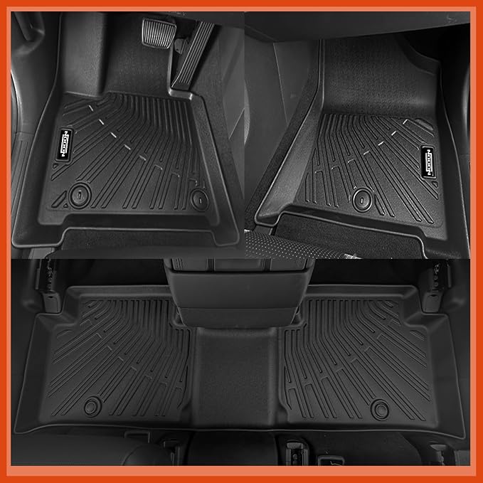 Custom Fit Floor Mats for Jeep Cherokee (Not Fit Grand Cherokee) 2019-2023, All Weather TPE Floor Liners with Trunk Mat, Odorless Full Set Interior Accessories