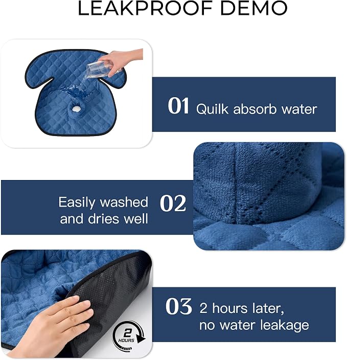 2 Pack Waterproof Piddle Pads Carseat Potty Training Car Seat Protector Waterproof Car Seat Liner Cover to Prevent Pee