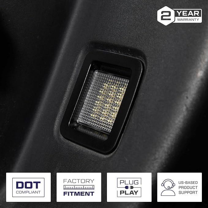 Form Lighting LED License Plate Lights compatible with Ford F-150 2015-2023