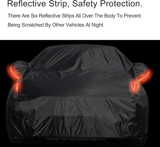 UV Protection Car Cover Windproof Dustproof Scratch Resistant Outdoor Universal Full Car Covers for Sedan S