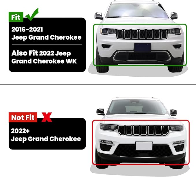 LASFIT Floor Mats for Jeep Grand Cherokee 2016-2021 5-Seat | for Dodge Durango 2016-2026 5-Seat, Not for 6-Seat, All Weather, TPE, Custom Fit, Trunk Liners, Car Floor Mats, Black