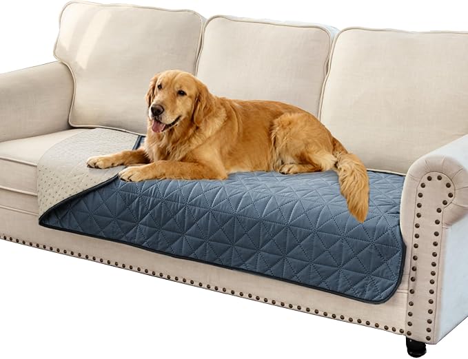 Ameritex Sofa Cover Waterproof for Seats Couch Cover for Dogs Pet Couch Cover Velvet for Chair Loveseat Sofa Machine Washable