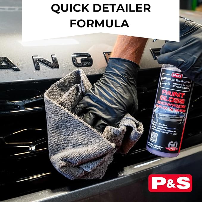 Paint Gloss Showroom Spray N Shine – Quick Detail Sprayer for Car Paint, Water-Based Spray to Remove Dust Fingerprints & Smudges, Enhances Shine Without Full Detail