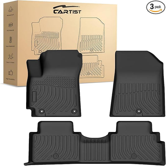 Floor Mats for Kia Soul 2020-2025 2026, All Weather Floor Liner for Soul Accessories Car Floor Mat Heavy Duty Waterproof