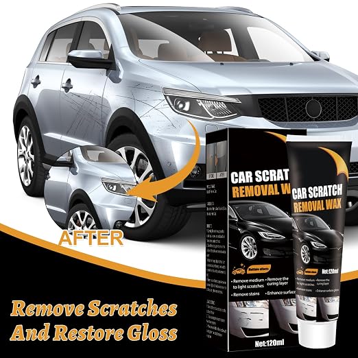 Scratch Remover for Vehicles, Upgrade Car Scratch Remover for Deep Scratches, Car Polishing Wax Scratch Remover for Vehicles,Car Scratch Repair Paste,Cars Paint Scratchs Repair Kit (2Pcs)