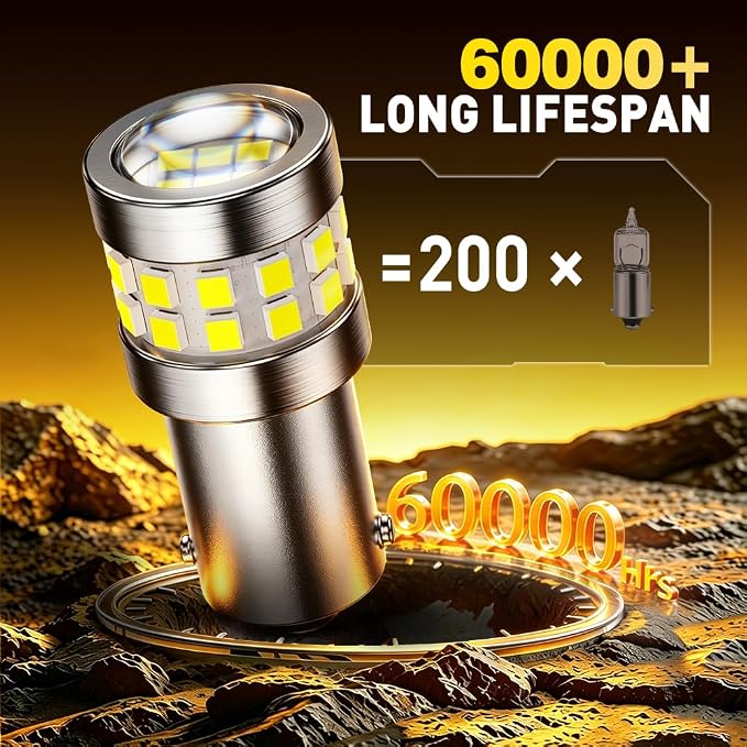 AUXITO BA9S LED Bulb White, BA9 1895 53 57 T4W 64111 LED Replacement Bulb, Mini Size Plug & Play Car Interior Light for Dashboard, Instrument Panel, Dome, Map, Glove Box Lights, License Plate Light